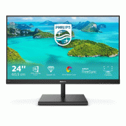 Philips E Line 245E1S/00 LED display 60,5 cm (23.8&quot;) 2560 x 1440 pixels 2K Ultra HD LCD Noir