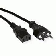 Câble d'alimentation VALUE (CH), noir, 1,8 m
