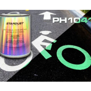 Peinture photoluminescente et phosphorescente pour routes et piste cyclables, pour l'amélioration de la visibilité en extérieur de nuit - Réf. PH1041-K1