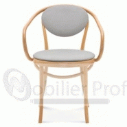 Chaise en bois avec accoudoir b-9-1