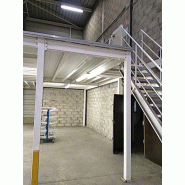 Mezzanine métallique - Surface 320 m² modulable - Manorga