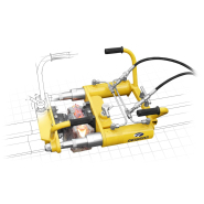 Ébavureuse hydraulique pour soudure de rail - SHEAR HORNET - ESN3