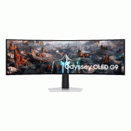 Samsung Odyssey S49CG934SU écran plat de PC 124,5 cm (49&quot;) 5120 x 1440 pixels DQHD OLED Argent
