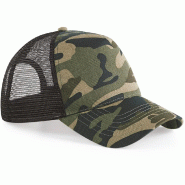 Casquette Snapback Camo Beechfield - Réf: B694 - 100% coton et maille filet