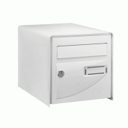 Boîte aux lettres probat - simple face - gris anthracite ral 7016 - l 302 x h 300 x p 410 mm