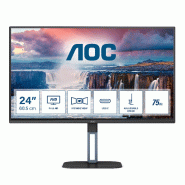 AOC V5 24V5C/BK écran plat de PC 60,5 cm (23.8&quot;) 1920 x 1080 pixels Full HD LED Noir