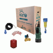 Kit'o Jardin - Kit De Pompage Immergée Pour Récupérateur D'eau De Pluie