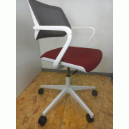 Chaise polyvalente Steelcase QiVi d'occasion - Dossier pivotant, assise coulissante, réglage hauteur