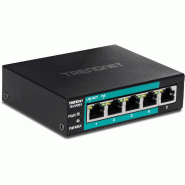 TRENDnet TE-FP051 Switch PoE+ Fast Ethernet non administrable longue portée à 5 ports