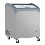 Congélateur bahut vitré de 198 litres - 64,5 cm - couleur gris