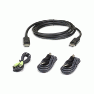 ATEN 2L-7D03UDPX4 Kit de câbles KVM sécurisé DisplayPort USB