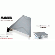 Store banne monobloc Madrid - motorisation SOMFY - dimensions sur mesure