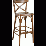 Tabouret CROZET - Hêtre bois courbé - Vintage - Bistrot - Référence 00550004VINTAGE