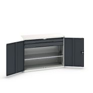 Armoire Polyvalente Verso avec 1 tablette, 2 tiroirs 1300x550x1000mm