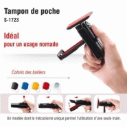 Tampon de poche shiny s-1723 - 4 lignes