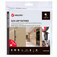 VELCRO® Alfa-Lok® Fixation 1m bande crochets 25mm noir