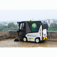 Balayeuse compacte Green Machines 500 ZE (GM5) électrique pour nettoyage de voirie écologique