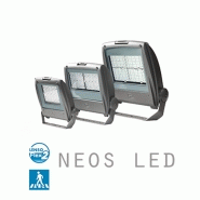 Luminaire d'éclairage public neos / led / 99 w / 9900 lm / en aluminium / hauteur conseillée 8 m