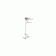 Agitateur pneumatique iwata pour fut ouvert 200 l fixation pince bord de fut