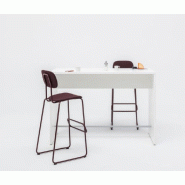 Ugi table haute pied panneau