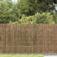 Vidaxl clôture de jardin 600x80 cm roseau 365758