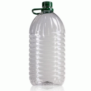 Bouteille pet 5000 ml avec poignée vert bouche 42/34