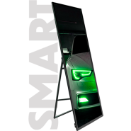 Kakémono digital LED, utilisable comme outil d'information, de décoration et de promotion intérieur et extérieur - 192x64x4,3 cm -MODEL SMART