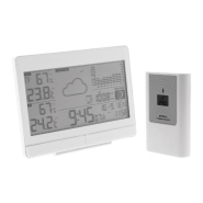 LCD Sans Fil Station Météo Numérique Intérieur / Extérieur Thermomètre  Hygromètre Température Humidité Mètre Date Réveil Horloge Maroc 