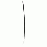 ZENITECH Gaine thermorétractable noir, L.1 m, Diam.6.4 mm, ZENITECH