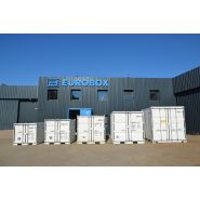 Container de stockage flexible, transportable de 6 à 15 pieds résistant à l'effraction et aux intempéries - eurobox