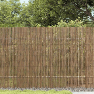 Vidaxl clôture de jardin 400x100 cm roseau 365748