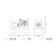 Gza3-4 t6 groupe électrogène - genelec- 4,5kw