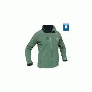 Blouson vert brode legion softshell 3 couches - Militaires, Gendarmerie, Police et Sécurité