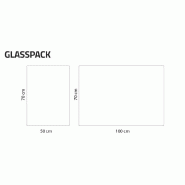 Plaques en PVC Glasspack - Haute résistance aux chocs et légèreté - Épaisseur 1mm