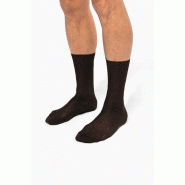 Chaussettes coton rib 4x2 fil d'écosse homme -  Réf: PK801