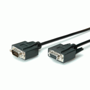 VALUE Câble RS232 9 pôles M/F, 1 m