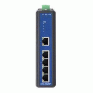 Switch rail DIN industriel 5 ports 10/100 Mbps dont 4 POE - Référence: EKI-2525P-BE