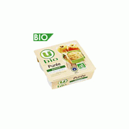 Purée de pomme sans sucres ajoutés - U Bio - 4 gourdes de 90 g