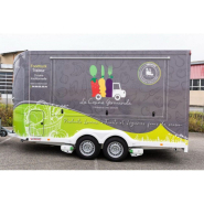 Remorque Food Truck largeur utile 4.40m - L4422-2