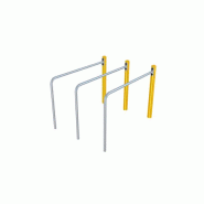 Triple Barres Parallèles - HER-16-2 - Pour exercices de gymnastique