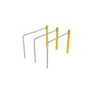 Triple Barres Parallèles - HER-16-2 - Pour exercices de gymnastique