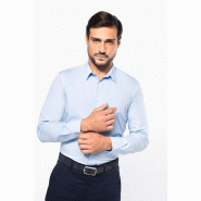 Chemise popeline manches longues homme -  Réf: PK500