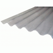 Plaque ondulée en polyester 5 grandes ondes classe 3 Long.1,52 x