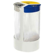 Support sac sur pied - 2 x 75L et 3×45 L corps blanc - Citwin intérieur essentiel