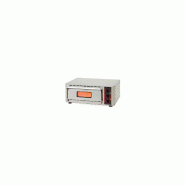 Four à pizzas électrique SOFRACA - une chambre monobloc en acier inox - 500°C max - 2 pizzas - 230V / 3kW