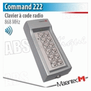 72873 - clavier à code marantec - command 222 - 868 mhz