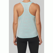 Débardeur sport femme - Réf: PA4009 - PROACT - Polyester et Viscose - Fluorescent Pink - Grandes emmanchures et dos nageur