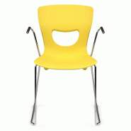 Fauteuil visiteur empilable So Avellino - P02