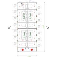 Module sanitaire événementiel 14xWC