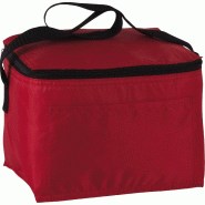 Mini sac isotherme Kimood - Réf: KI0345 - Polyester 210D, Paroi Aluminium, Capacité 6 Canettes